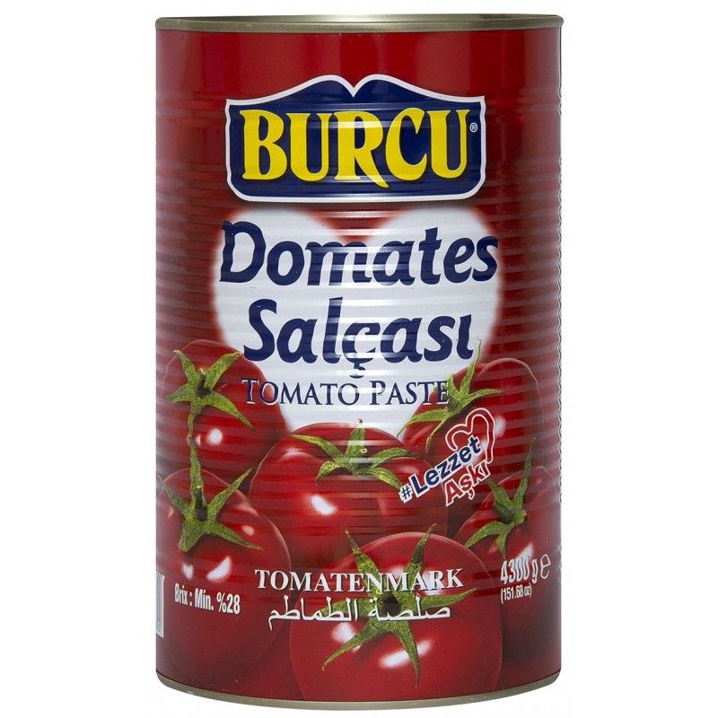 BURCU DOMATES SALÇASI TENEKE 4300 GR