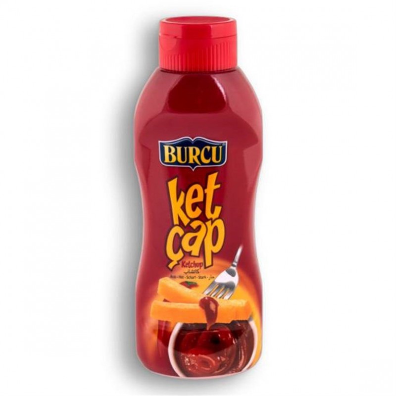 BURCU BÜFE TİPİ KETÇAP ACI PET ŞİŞE 650GR