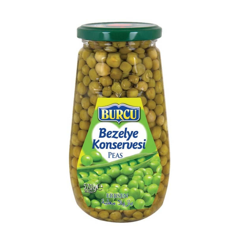 BURCU BEZELYE KONSERVESİ CAM 570 GR