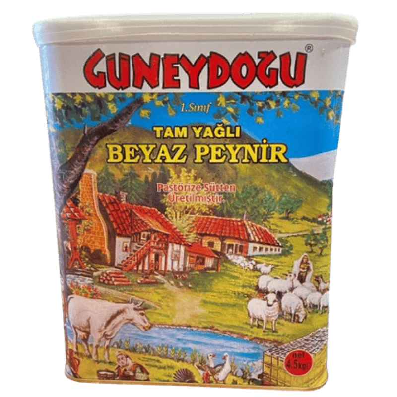 GÜNEYDOĞU 4.5 KG YAĞLI BEYAZ PEYNİR TENEKE