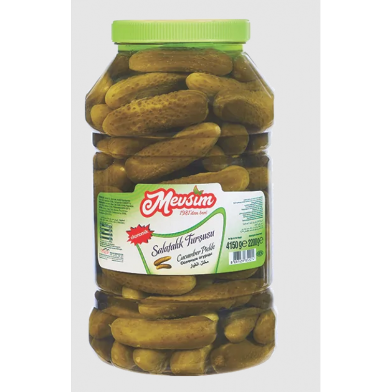 MEVSİM EKONOMİK SALATALIK TURŞU 4.150 GR NET 2 KG