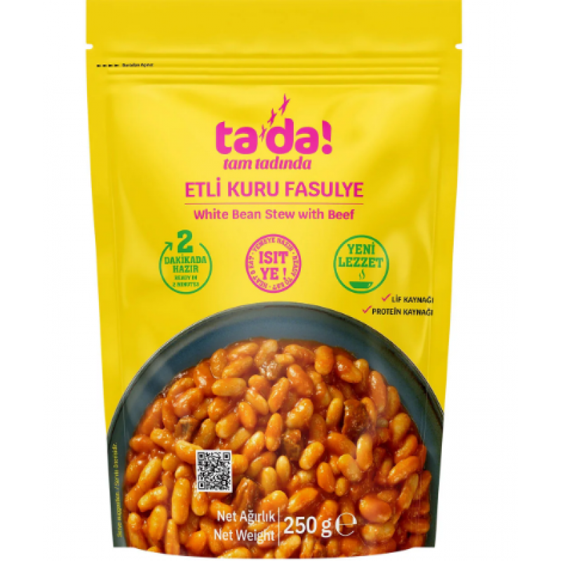 TADA ETLİ KURU FASULYE UNİPACK 250 GR