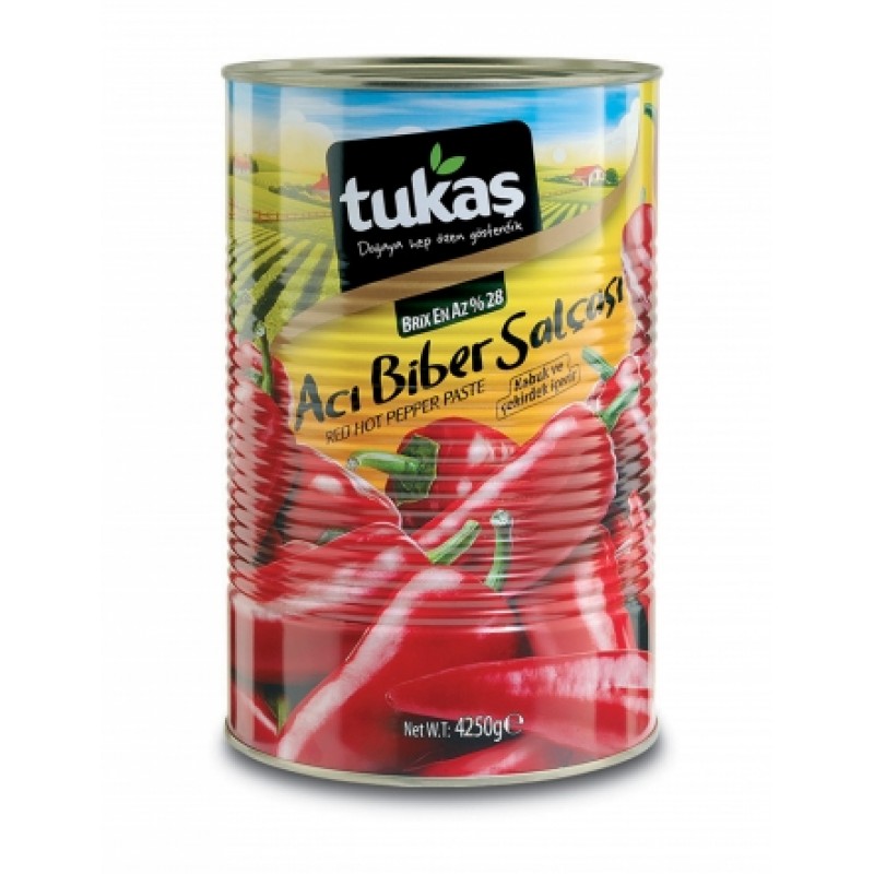 TUKAŞ ACI BİBER SALÇASI 5KG