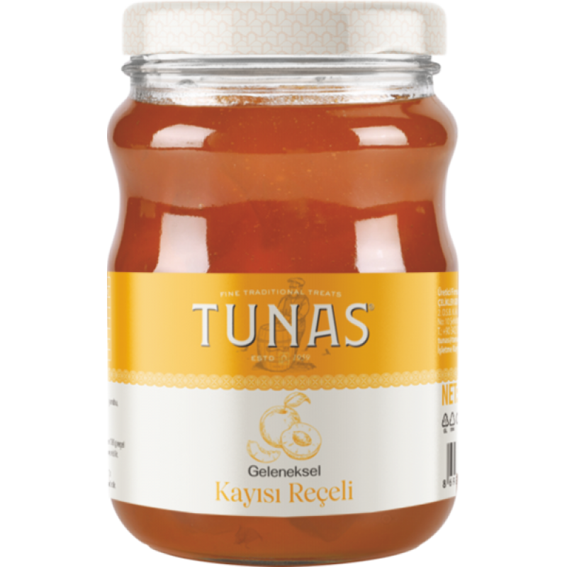 TUNAS 1500 GR KAVANOZ KAYISI  REÇELİ