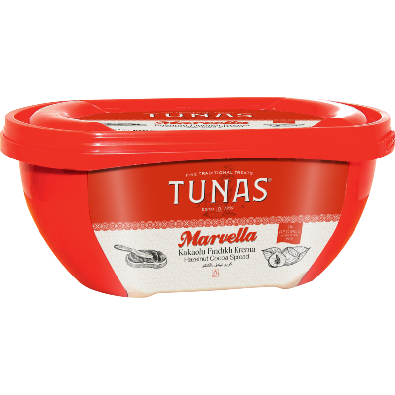 TUNAS 350 GR PLASTİK KAKAOLU FINDIK KREMASI