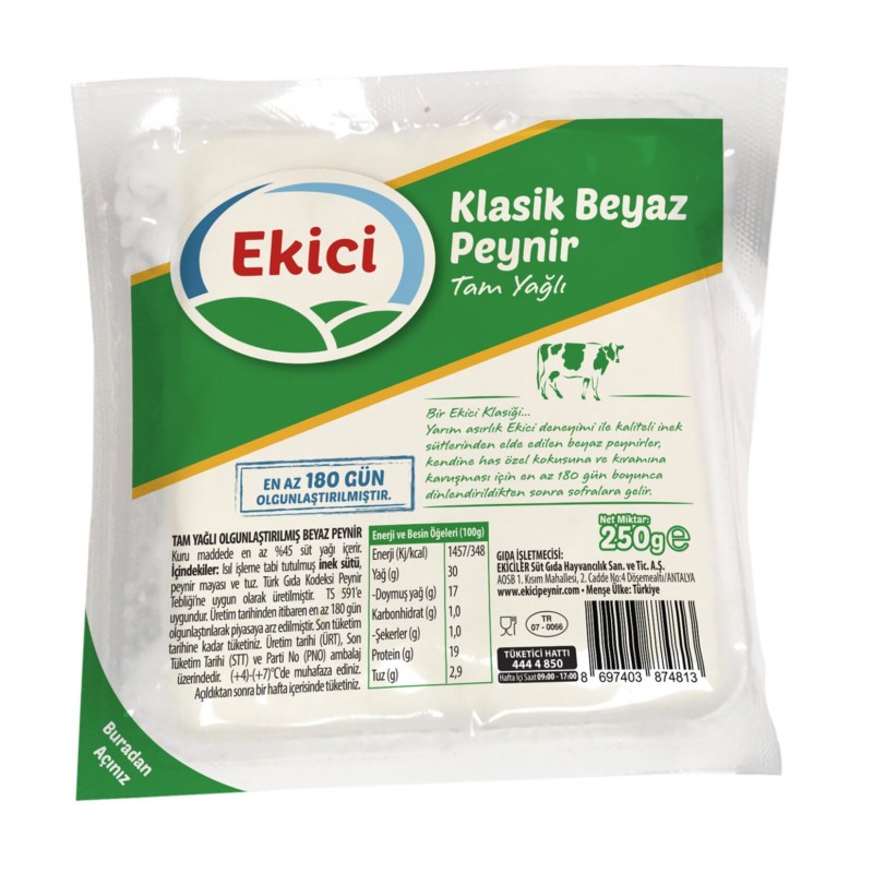 EKİCİ 250 GR KLASİK PEYNİR