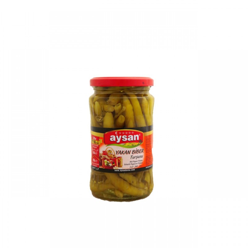  AYSAN YAKAN ACI BİBER CAM KAVANOZ 370 GR